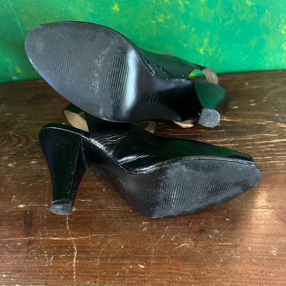 VTG Steve Madden Ninah Women’s Black and Red Patent Heels Sz 9 with Box - Picture 11 of 12